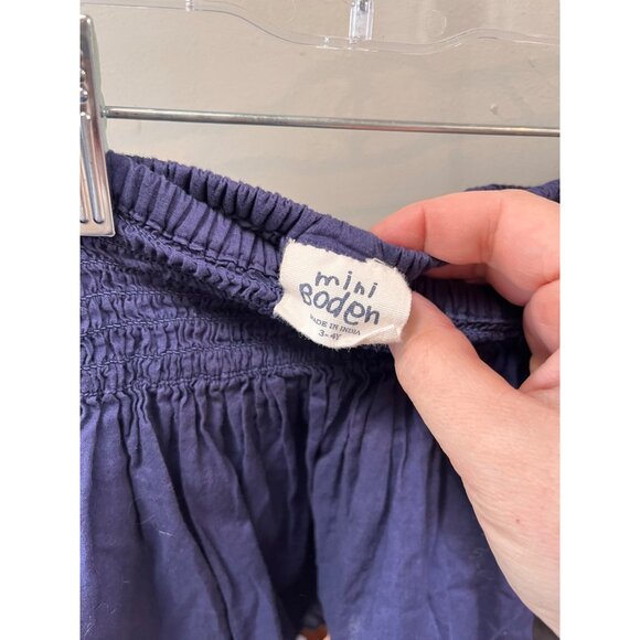 Mini Boden Embroidered Hem Skirt with Cats‎ - Size 3-4Y - Picture 3 of 5